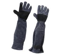YIGZYCN Gants de travail polyvalents en cuir pour le jardinage, le barbecue, le soudage et les soins des animaux de compagnie avec des designs ergonomiques et confortables pour perroquets