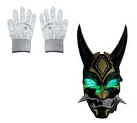 YIGZYCN Genshin Impacts Masque lumineux Xiao pour Halloween et cosplay