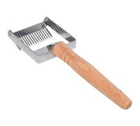 YIGZYCN Grattoir à décapsuler pour ruche, outil à poignée en bois, outil de fourche, accessoires d'apiculture, fourchette
