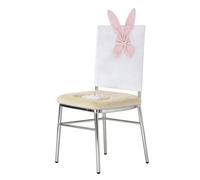 YIGZYCN Housse de siège en fourrure sur le thème de Pâques avec oreilles de lapins et oreilles de lapin lavable en machine