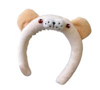 YIGZYCN Joli bandeau animal en peluche pour femmes et enfants pour laver le visage, fête d'anniversaire, rassemblement, accessoire pour cheveux
