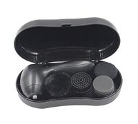 YIGZYCN Kit de polissage électrique pour chaussures, brosse à poussière, kit d'entretien portable pour cuir, brosse à récurer les chaussures, brosse électrique de nettoyage de chaussures, kit