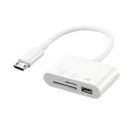 YIGZYCN Lecteur de carte mémoire USB C compatible avec les appareils C connectant des périphériques et claviers