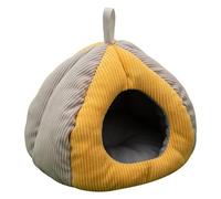 YIGZYCN Lit chaud pour cochons d'Inde, hamster, cachette pour lapins, cochons d'Inde, furets, lavable en hiver, maison d'hiver