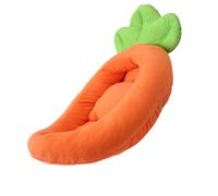 YIGZYCN Lit élégant pour chien avec motif carotte pour petit chiot, chaton, panier de dessin animé, coussin amovible pour la maison