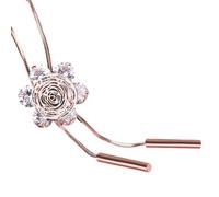 YIGZYCN Long collier tendance pour femme avec motifs de fleurs et de papillons en oxyde de zirconium pour une utilisation polyvalente, collier chaîne réglable