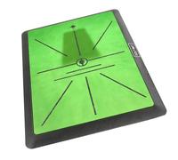 YIGZYCN Lot de 1 tapis d'entraînement de golf d'intérieur et d'extérieur avec alignement pour la visualisation du swing et l'entraînement Base en caoutchouc sûre pour homme