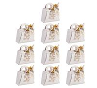 YIGZYCN Lot de 10 étuis de transport pratiques en cuir - Petit sac à main fonctionnel pour bonbons, bijoux, bijoux