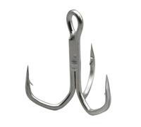 YIGZYCN Lot de 10 hameçons triples tressés pour la pêche en mer - Très résistants - Pour pêche en eau salée