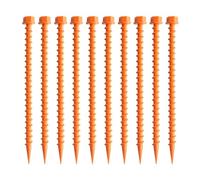 YIGZYCN Lot de 10 piquets de tente, piquets de tente, piquets de tente, piquets de tente à visser pour le camping