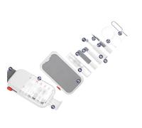 YIGZYCN Lot de 14 pièces électroniques 14 en 1 avec extracteur de touches en microfibre doux et efficace