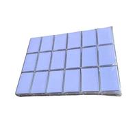 YIGZYCN Lot de 18 boîtes de rangement rectangulaires transparentes pour collection de bijoux et présentation de bijoux à la maison