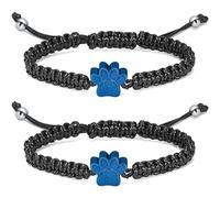 YIGZYCN Lot de 2 bijoux commémoratifs réglables en acier pour animaux de compagnie, taille unique, Comme décrit