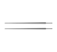 YIGZYCN Lot de 2 épingles d'insertion coniques en acier pour nez, oreille, nombril, lèvre, sourcil, 14 g, 16 g, 18 g