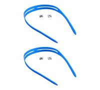 YIGZYCN Lot de 2 sangles élastiques en silicone pour lunettes de natation avec colliers de serrage pour sports nautiques plongée et tuba