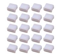 YIGZYCN Lot de 20 embouts buccaux pour arbitres de sports de plein air, sifflets transparents de rechange