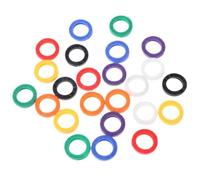 YIGZYCN Lot de 24 étiquettes d'identification en plastique pour clés et étiquettes d'identification