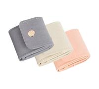 YIGZYCN Lot de 3 étuis de rangement portables avec intérieur doux et étanche, petites pochettes à bijoux pour accessoires, sac de rangement portable pour bijoux