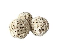 YIGZYCN Lot de 3 jouets à mâcher pour oiseaux Sola naturel pour perroquet pour pinson, calopsitte africaine pour gerbille grise, petit