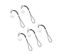 YIGZYCN Lot de 5 étuis portables en silicone pour clés USB avec cordon de fixation, protège contre l'eau et la poussière, utilisation multifonction pour la maison, étui USB en silicone avec cordon