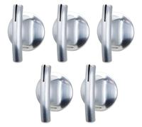YIGZYCN Lot de 5 poignées de contrôle contemporaines de rechange polyvalentes pour la réparation des boutons de commande de poêle