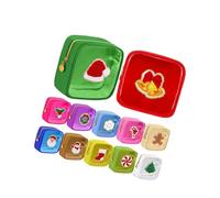 YIGZYCN Lot de 6/12 pochettes de taille compacte, parfaites pour les sacs à dos ou les sacs à main avec décoration pour accessoires, bas de Noël de vacances
