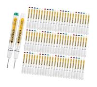 YIGZYCN Lot de 75 marqueurs de trou avec pointe longue pour percer et couper des marques sur des surfaces, y compris un stylo en métal