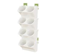 YIGZYCN Lot de 8 pots de fleurs multi-usages pour intérieur et extérieur avec séparation de l'eau pour racines et plantes grasses, balcon