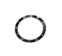 YIGZYCN Lunettes de montre innovantes en aluminium et céramique pour montres de plongée de 38 mm et 30,5 mm, Noir