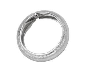 YIGZYCN Luxueuse manchette large rayée avec perles métalliques en forme de gouttelettes - Design ouvert pour un usage quotidien - Large bande ouverte - Bracelet unique en perles de larme, One Size