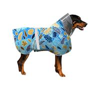 YIGZYCN Manteau de pluie imperméable pour chien - 6 tailles au choix - Réglable - Pour promenades et sorties - Imperméable - Avec housse pour queue