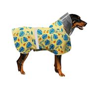 YIGZYCN Manteau de pluie imperméable pour chien - 6 tailles au choix - Réglable - Pour promenades et sorties - Imperméable - Avec housse pour queue