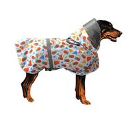 YIGZYCN Manteau de pluie imperméable pour chien - 6 tailles au choix - Réglable - Pour promenades et sorties - Imperméable - Avec housse pour queue