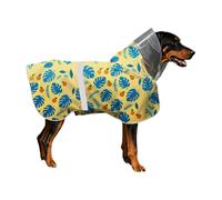 YIGZYCN Manteau de pluie imperméable pour chien - 6 tailles au choix - Réglable - Pour promenades et sorties - Imperméable - Avec housse pour queue