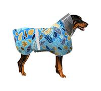 YIGZYCN Manteau de pluie imperméable pour chien - 6 tailles au choix - Réglable - Pour promenades et sorties - Imperméable - Avec housse pour queue