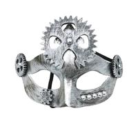 YIGZYCN Masque dentelé unisexe pour bal masqué, cosplay, demi-masque steampunk pour carnaval, Halloween, déguisement, fête, cadeau