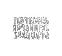 YIGZYCN Matrices de découpe en métal - Lettres et chiffres - Pour la fabrication de cartes, le scrapbooking, le papier, les loisirs créatifs, le scrapbooking