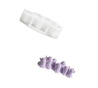 YIGZYCN Moule en silicone pour projets d'Halloween, moule en cire et résine pour décorations de table de fête à la maison, moules de sorcière en silicone