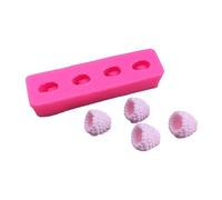 YIGZYCN Moules en forme de cœur de framboise en silicone robuste Équipement de décoration de gâteaux pour diverses applications de cuisine Accessoires de pâtisserie