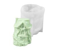 YIGZYCN Moules en silicone multi-usages en forme de souche d'arbre en forme de méduse pour savon, chocolat, gâteau, pâtisserie, élastomère recyclable