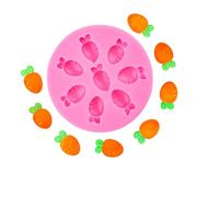 YIGZYCN Moules en silicone pour petites carottes en résine époxy pour décoration de gâteau - Outil de décoration de gâteau