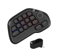 YIGZYCN Pavé numérique mécanique à 17 touches avec design remplaçable à chaud RVB rétroéclairé PBT et connexion USB programmable pour ordinateur portable PC
