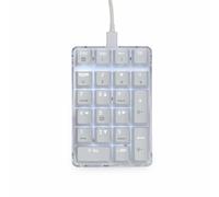 YIGZYCN Pavé numérique mécanique ergonomique à 21 touches avec commutateurs bleus durables et rétro-éclairage doux Accessoires pour pavé numérique