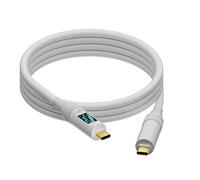 YIGZYCN PD100W Câble de charge rapide USB C vers câble de type C avec écran LED, transfert vidéo 8 K, transfert de données rapide