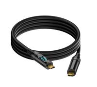 YIGZYCN PD100W Câble de charge rapide USB C vers câble de type C avec écran LED, transfert vidéo 8 K, transfert de données rapide