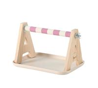 YIGZYCN Perchoir multifonction en bois pour perroquets avec surfaces texturées pour parer le bec, grimper, jouet, support de plate-forme pour oiseaux