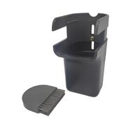 YIGZYCN Petite poubelle de bureau multifonction avec brosse - Organisation moderne