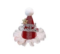 YIGZYCN Pince à cheveux de Noël, chapeau de Père Noël, bandeau pour femme et fille, épingle à cheveux, accessoire de cosplay pour enfants, fête, fête, décoration de fête