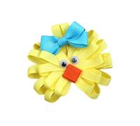 YIGZYCN Pince à cheveux en tissu pour enfants et adolescents avec nœud papillon pour Pâques et printemps