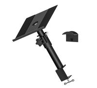 YIGZYCN Plate-forme de support de conférencier à hauteur modifiable à 360° pour équipement sonore, support d'observation de studio avec organisation des fils